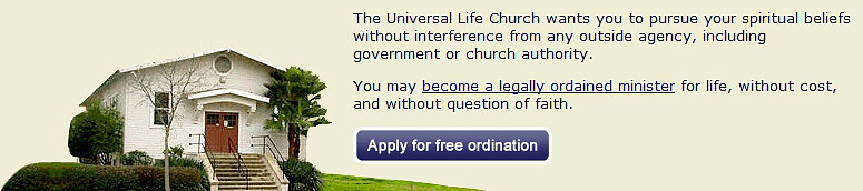 universal life church quick and easy ordinations