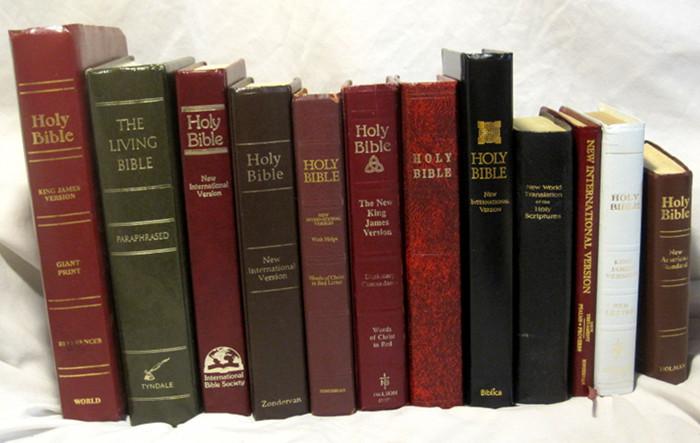 variety choices assorted bible versions translations