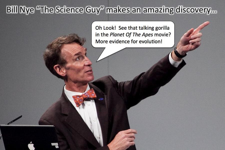 bill nye the science guy makes evolution discovery