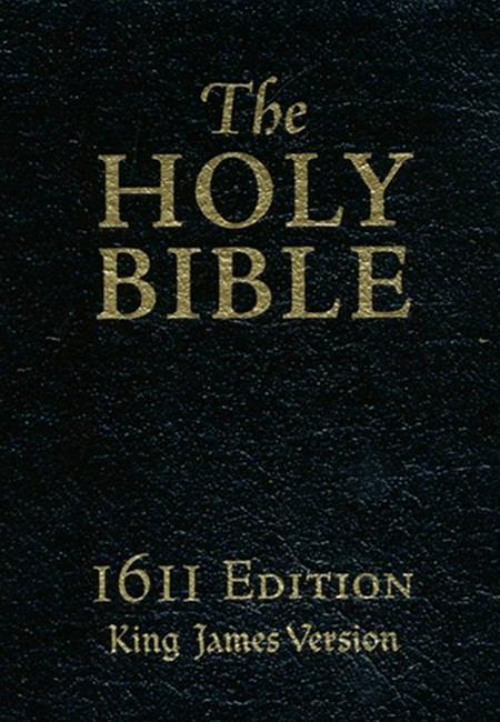black leather kjv 1611 bible