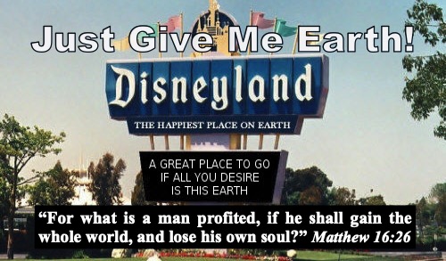 Just Give Me Earth business card gospel tract