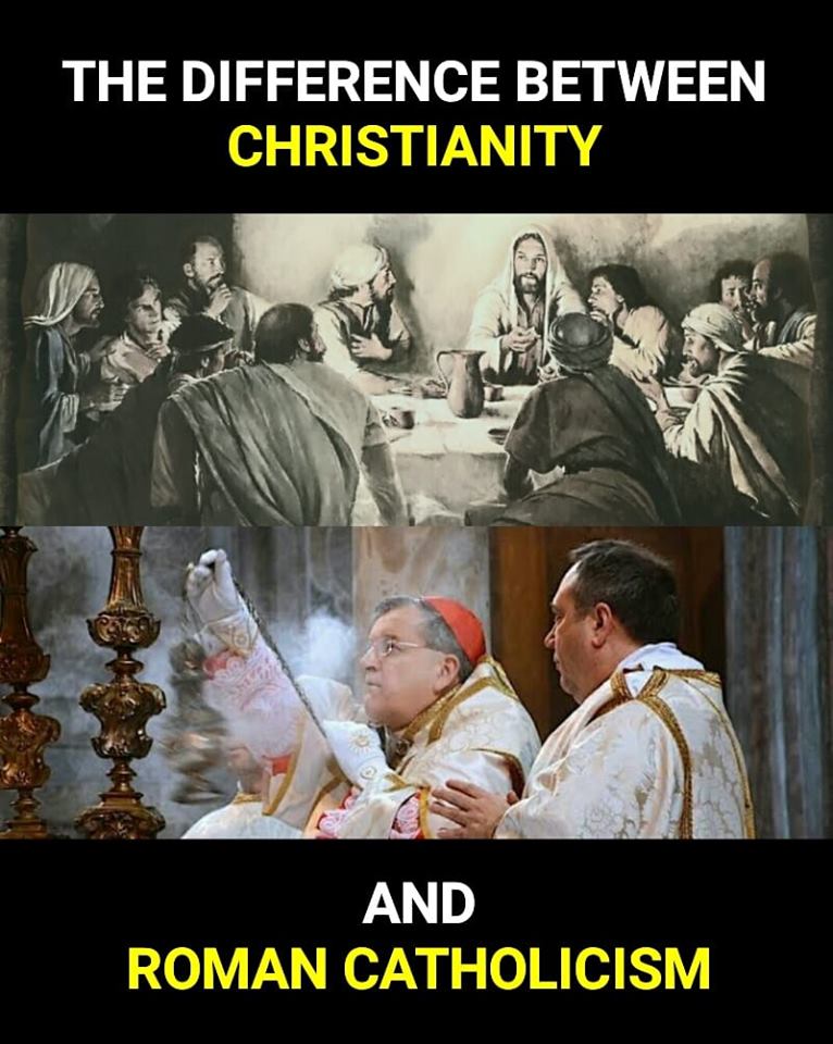 biblical christianity compared to versus roman catholicism