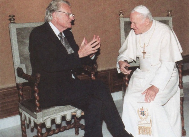 Rome Roman Catholic Church Evangelist Billy Graham Connection Ecumenism