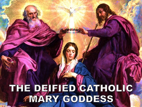 Roman Catholic virgin Mary goddess names titles