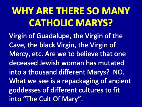 Why Many Roman Catholic virgin Mary titles