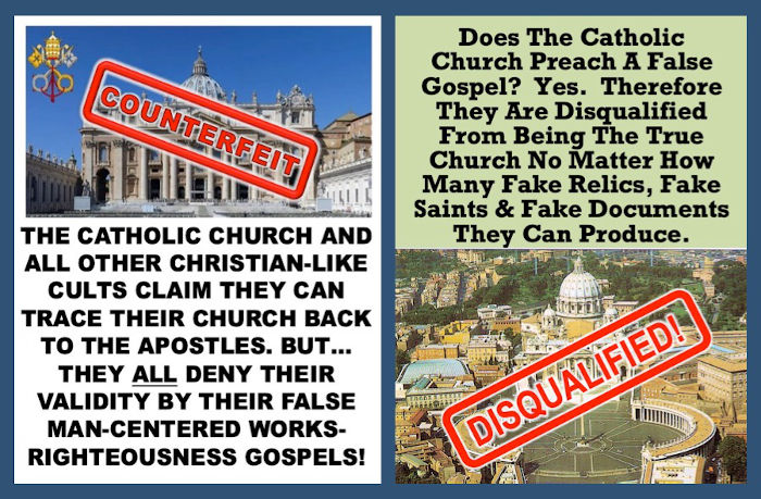 catholicism catholic church counterfeit christianity false religion
