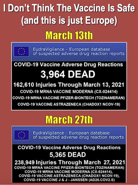 covid-19 corona virus vaccine deaths and injuries