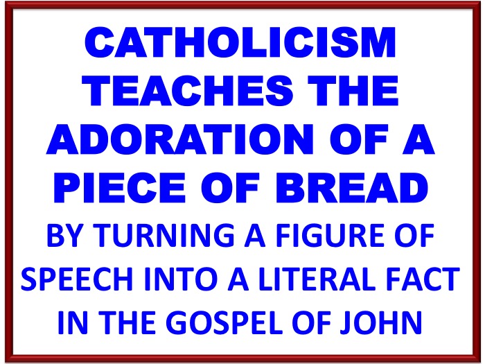 Transubstantiation eucharist false roman catholic doctrine