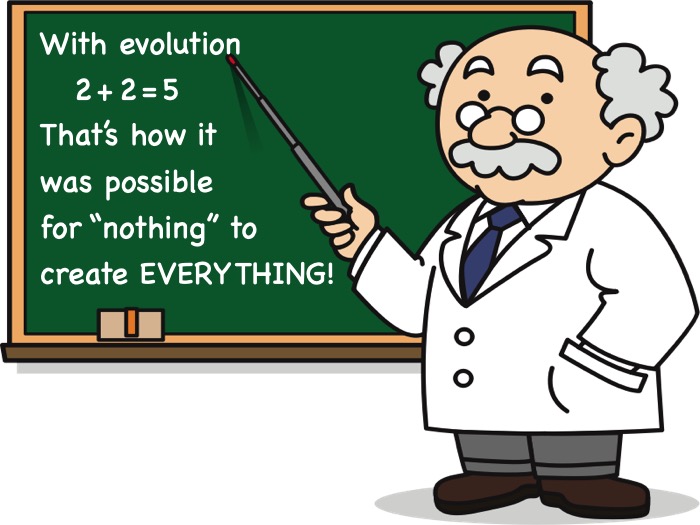theory of evolution false intelligent design true