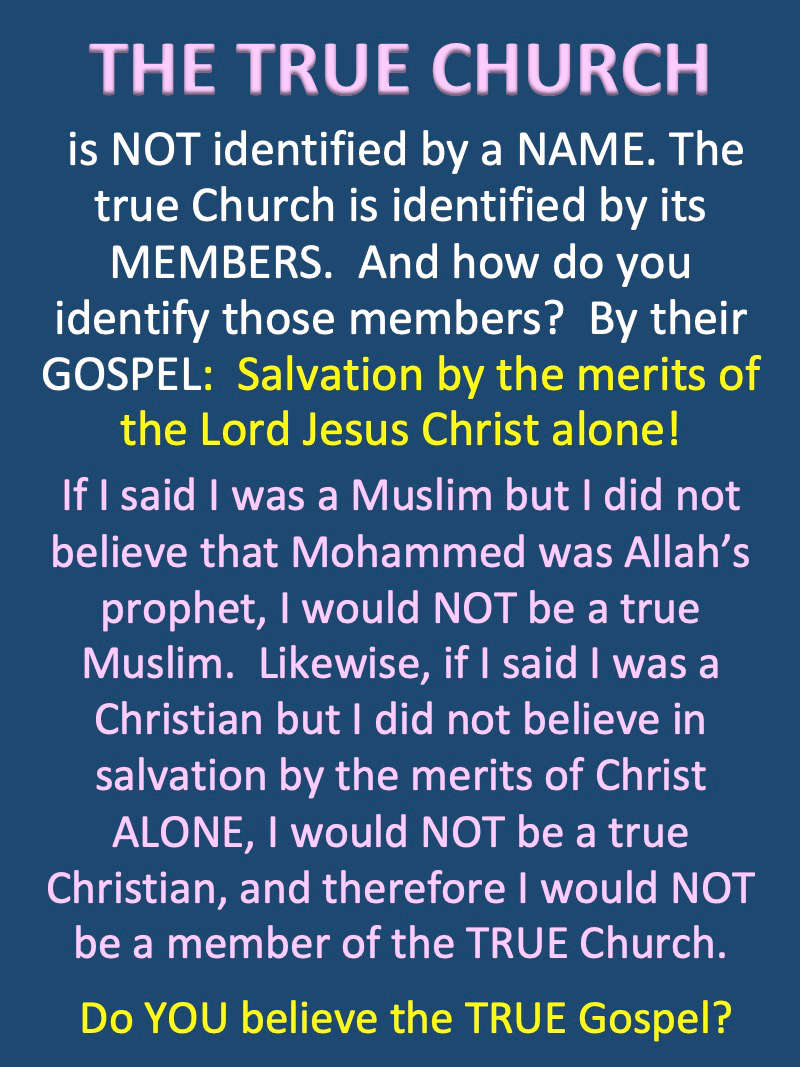 true christian church not name not denomination