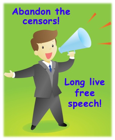 free speech censorship websites news social media videos blogs alternatives