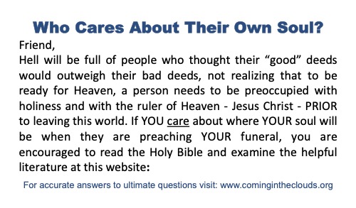 Who Cares? business card gospel tract