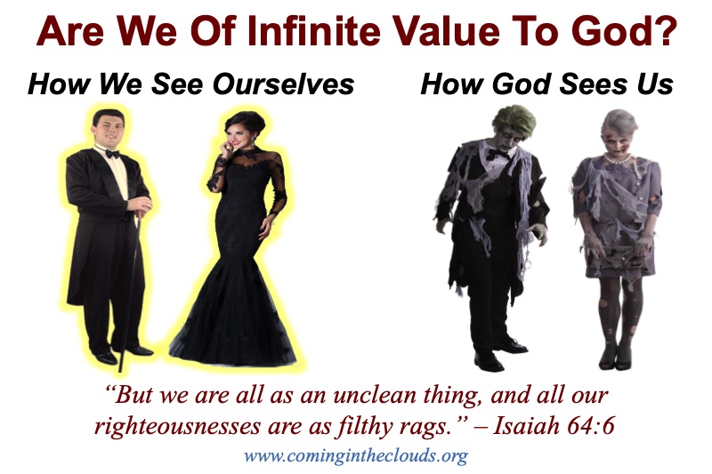 infinite value false salvation analogy