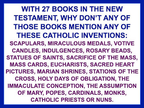 Unbiblical Inventions Of The Roman Catholic Church