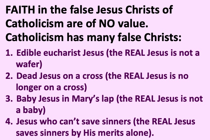 erroneous counterfeit fake false christs in roman catholicism catholic church