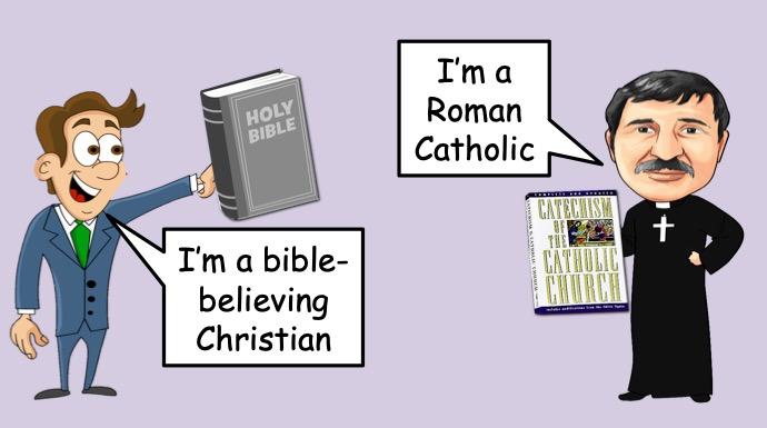 bible believing Christian conversation with roman catholic priest