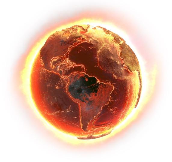 Earth on fire as judgment from God arrives world-wide