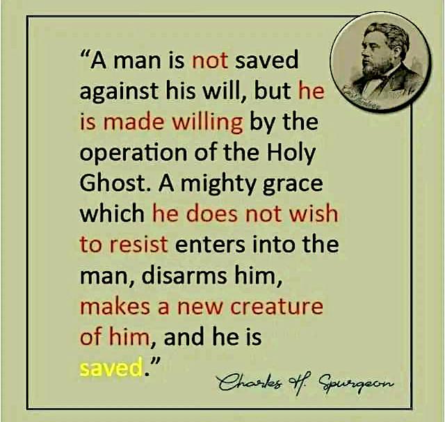 election predestination Charles Spurgeon on God making sinners willing
