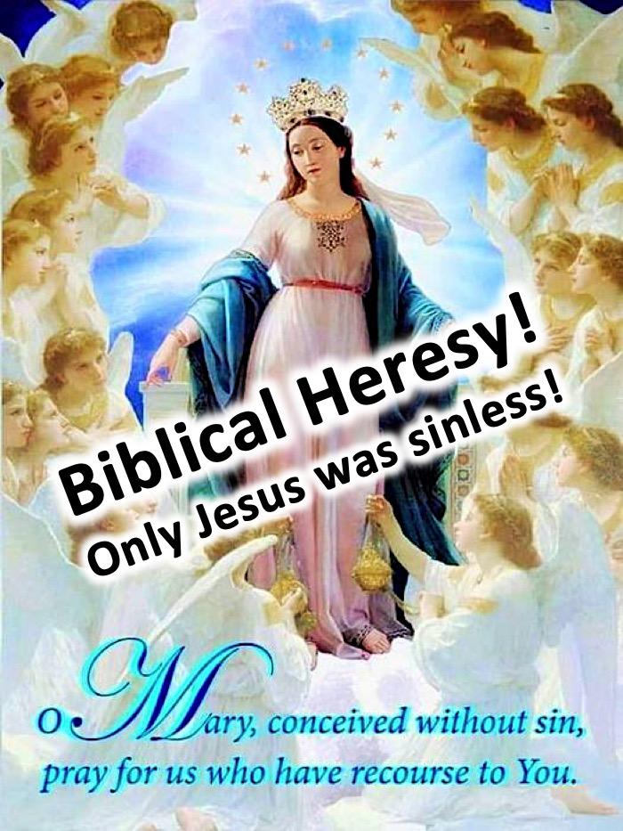 roman catholic virgin mary immaculate conception biblical heresy