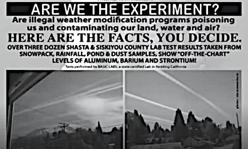 chemtrails we are the toxic chemical experiment